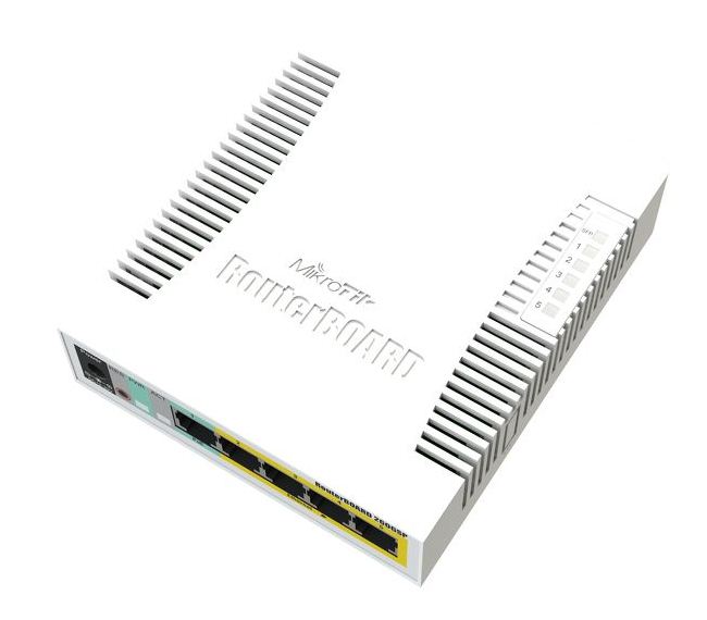 Mikrotik Cloud Smart Switch CSS106-1G-4P-1S (RB260GSP), 5x 1G, 1x SFP,