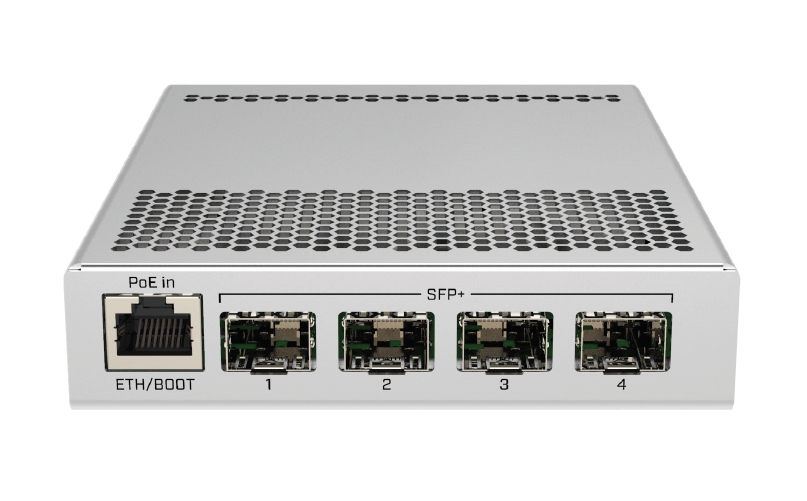 MikroTik Cloud Router Switch CRS305-1G-4S+IN, Dual Boot (SwitchOS, Rou