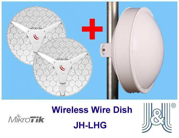 MikroTik KitLHGRad Wireless Wire Dish + Radomové zakrytování JH-LHG