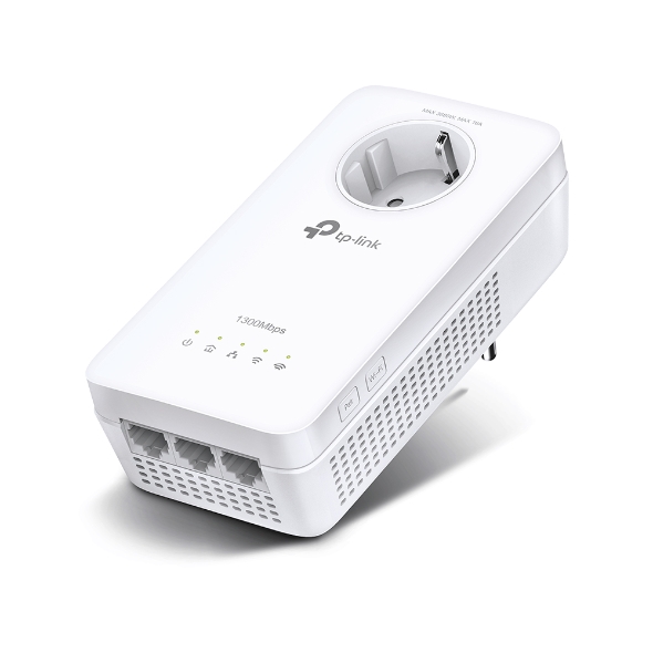 TP-Link TL-WPA8631P AV1300 Gb průchozí AC1200 Powerline WiFi Extender