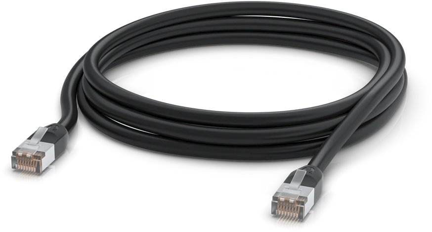 Ubiquiti UACC-Cable-Patch-Outdoor-3M-BK, Venkovní UniFi patch kabel, 3