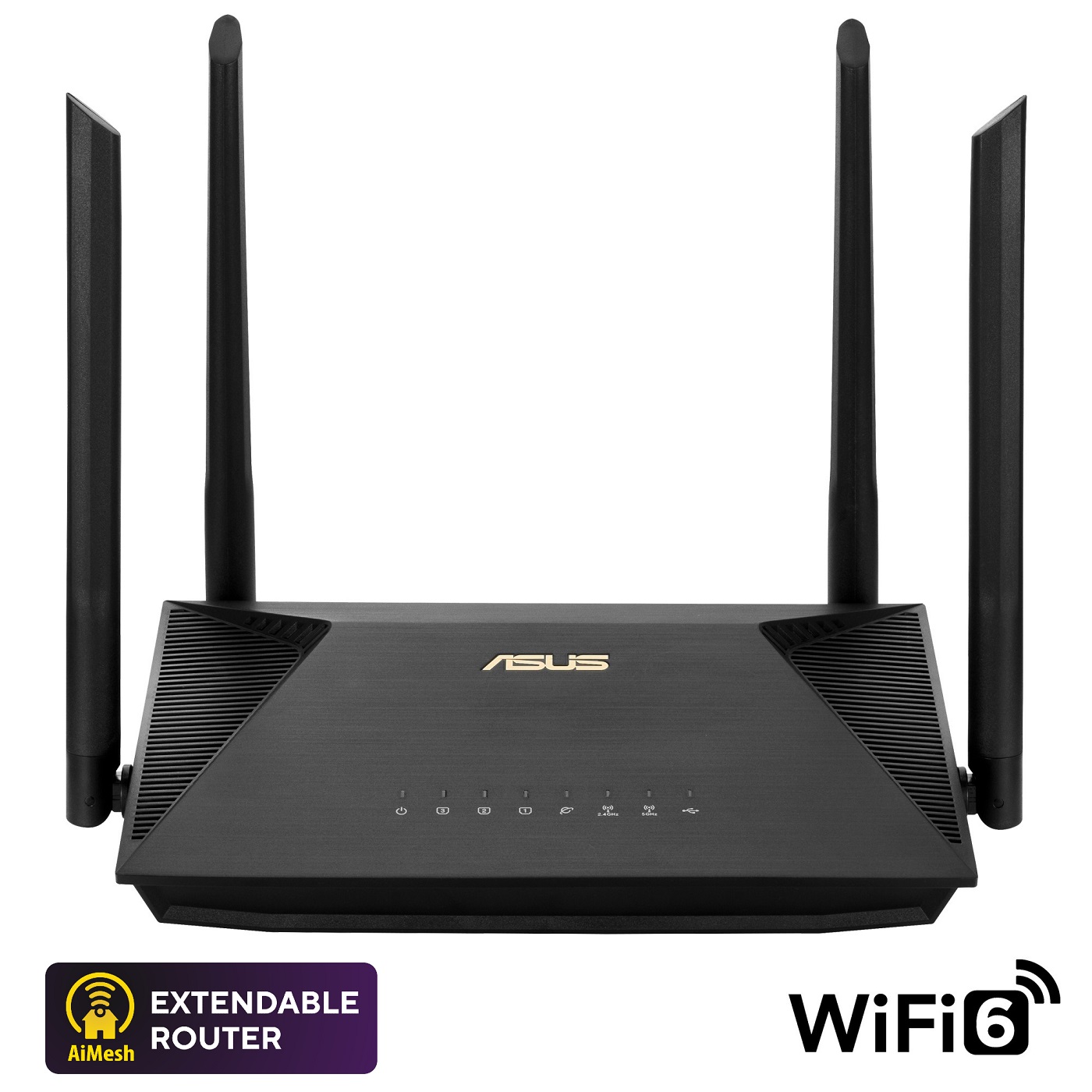 ASUS RT-AX53U (AX1800) WiFi 6 Extendable Router, 4G/5G Router replacem