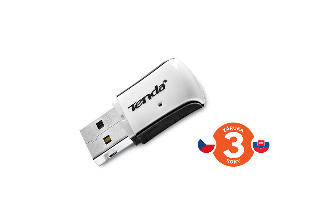 Tenda W311M WiFi N USB Adapter Mini, 150 Mb/s, 802.11 b/g/n, režimy Cl