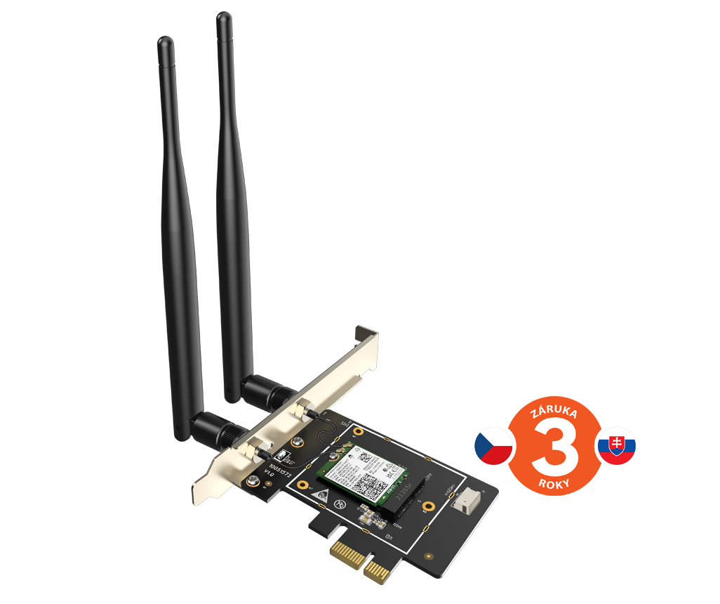 Tenda E33 Wireless AX PCI Express Adapter AX5400, WiFi6E, Bluetooth 5.