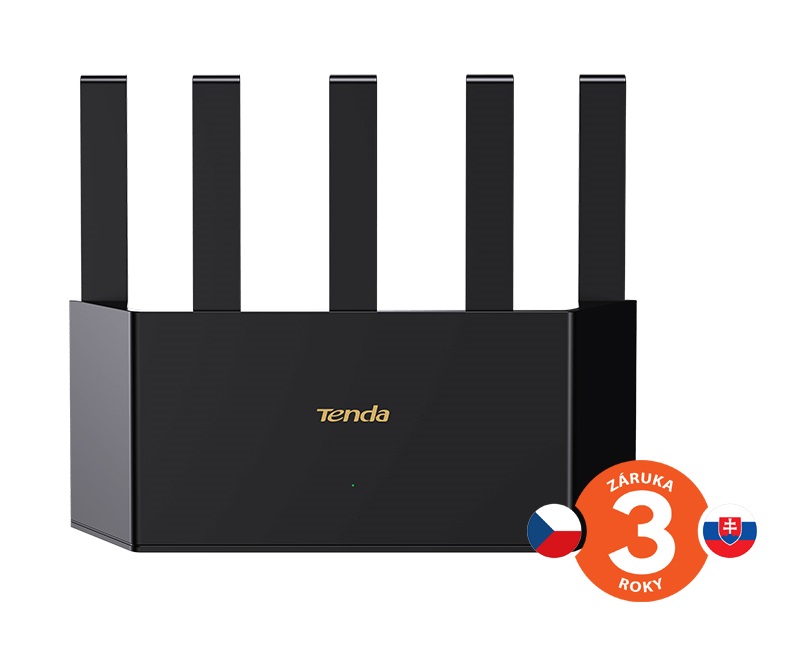 Tenda TE3L BE3600 WiFi 7 Mesh Router, 3570 Mb/s, 3x GWAN/GLAN, IPv6, VPN, WPA3, Wi-Fi+, CZ app