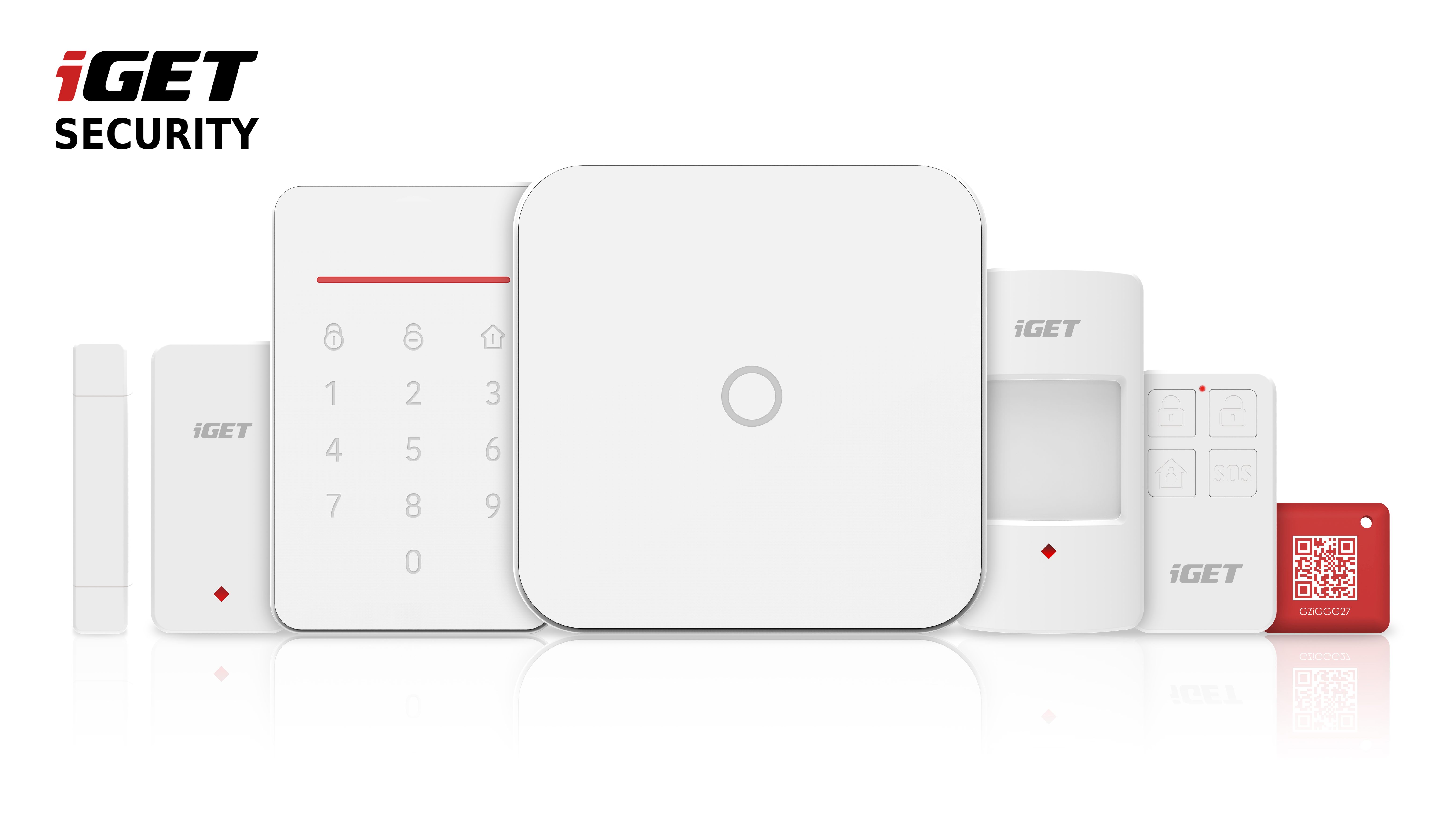 iGET SECURITY M4 - Inteligentní WiFi alarm, ovládání IP kamer a zásuve