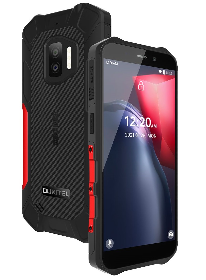 Oukitel WP12 Red odolný telefon, 5,45" HD, 4GB+32GB, DualSIM, 4G, 4000