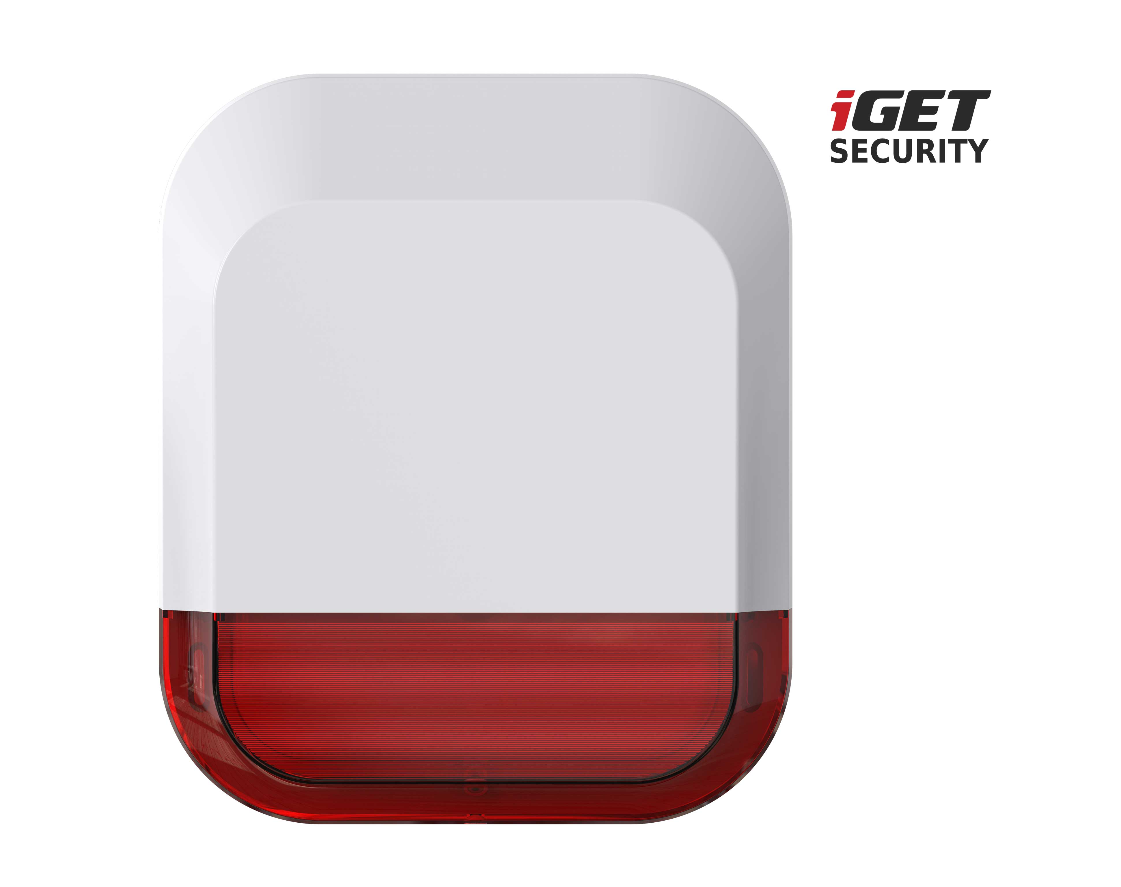 iGET SECURITY EP11 - venkovní siréna napájená baterií nebo adaptérem,