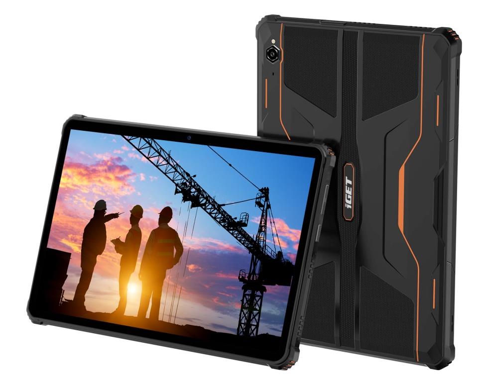 Tablet iGET RT1 Orange - odolný 10.1" , IP69K, MIL-STD-810G, 4GB RAM +