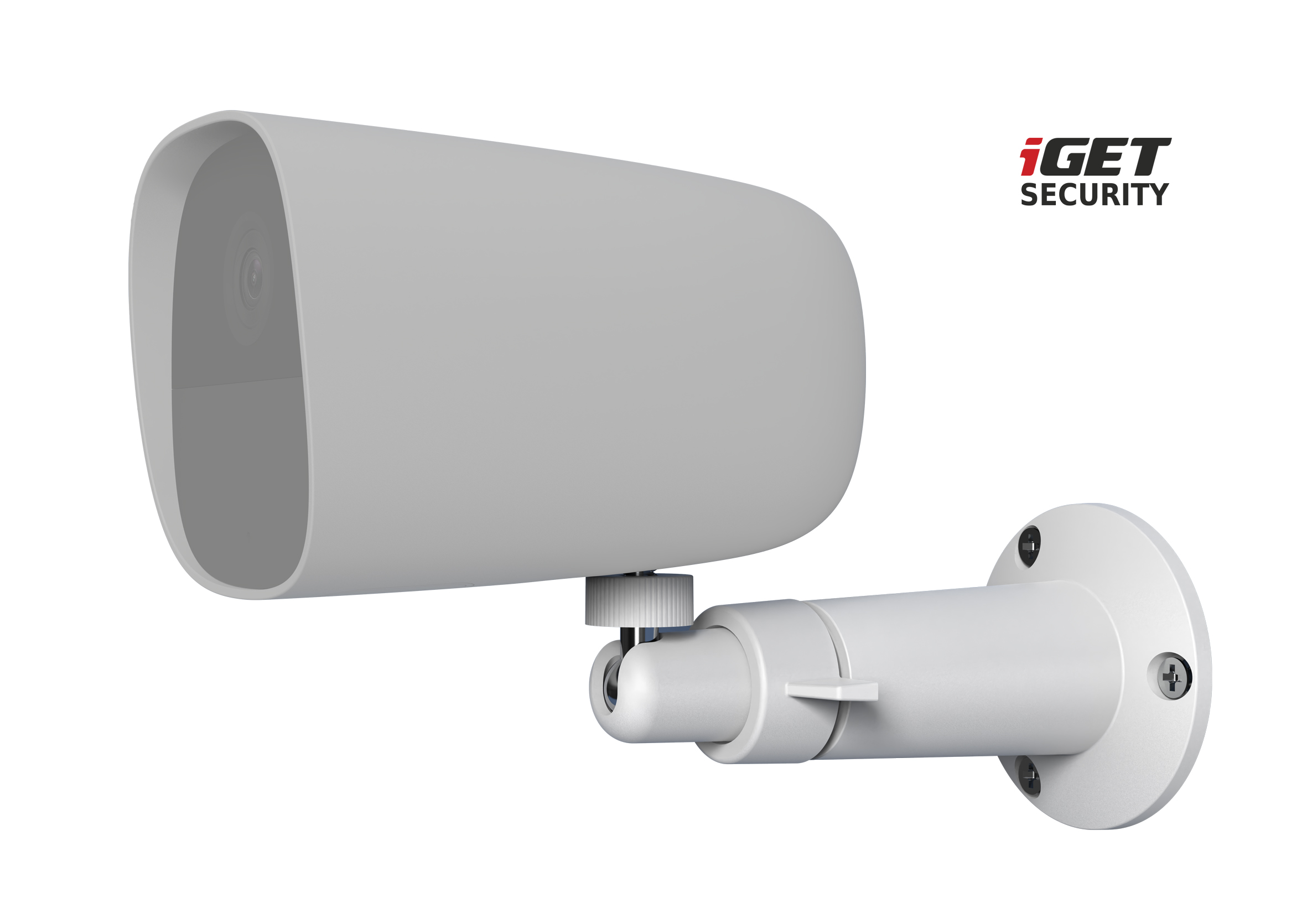 iGET SECURITY EP27 White - přídavný silný kovový držák pro kameru iGET