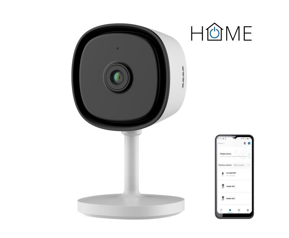 iGET HOME Camera CS1 White - WiFi IP FullHD 1080p kamera, noční vidění