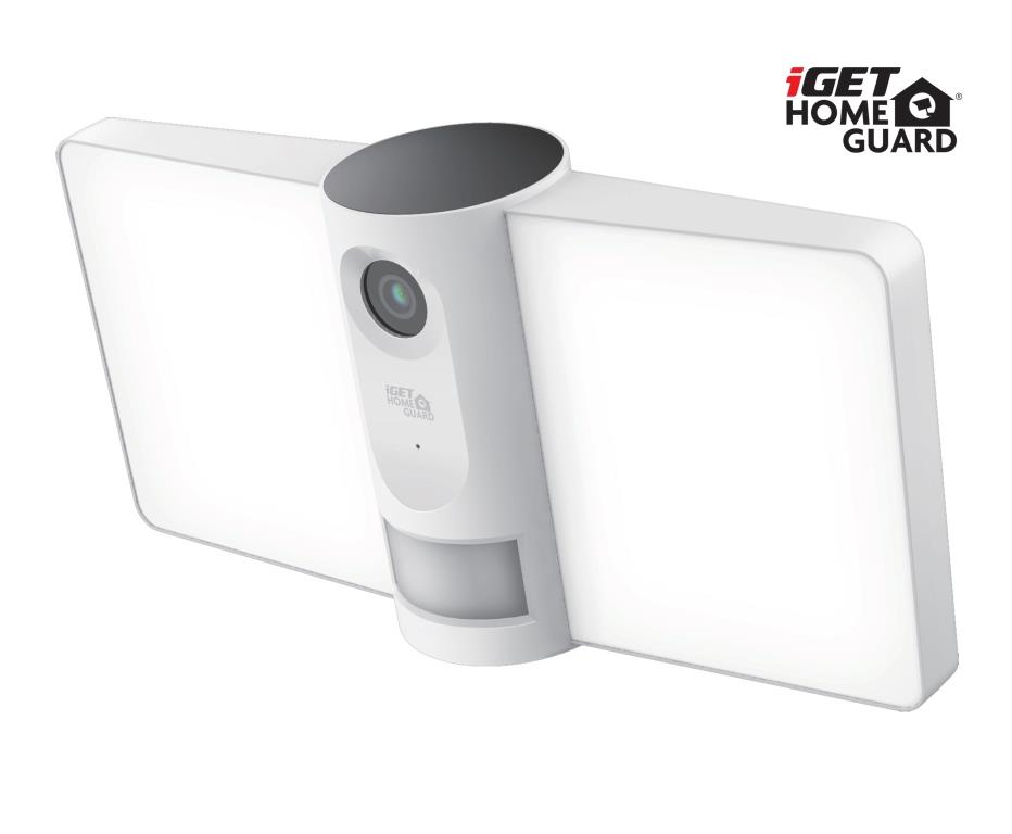 iGET HGFLC890 - WiFi venkovní IP FullHD 1080p kamera s LED světlem a z