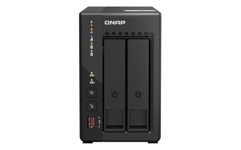 QNAP TS-253E-8G (4core 2,6GHz, 8GB RAM, 2x SATA, 2x M.2 NVMe slot, 2x