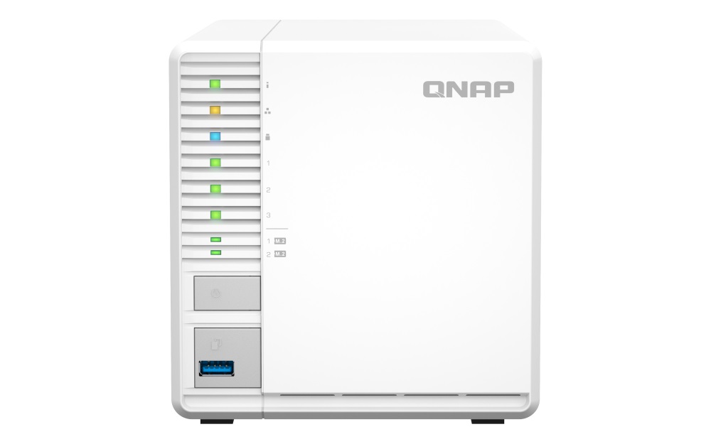 QNAP TS-364-8G (4core 2,9GHz, 8GB RAM, 3x SATA, 2x M.2 NVMe sloty, 3x