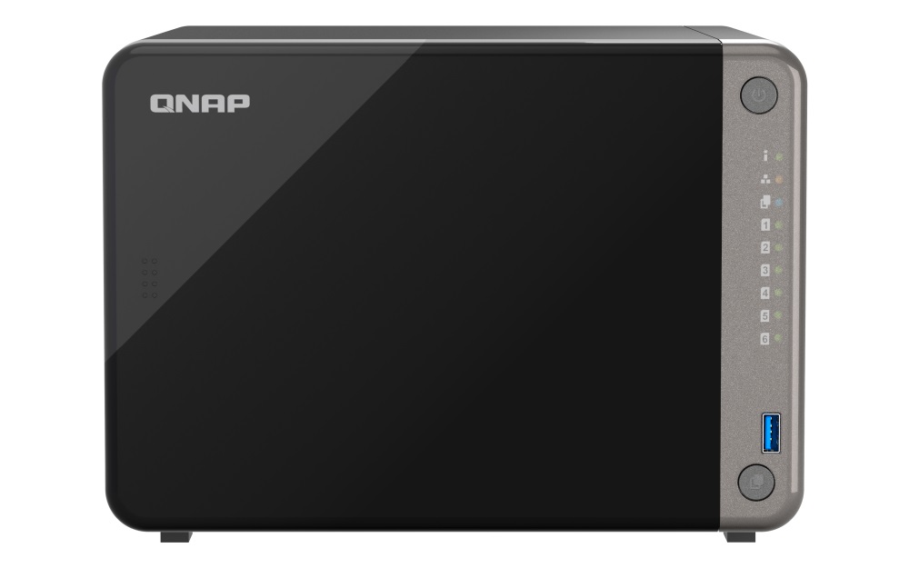 QNAP TS-AI642-8G (8core CPU, 8GB RAM, 6x SATA, 2x M.2 NVMe, 1x PCIe, 2