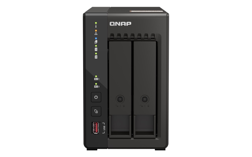 QNAP NVR QVP-21C (4core 2,6GHz, 8GB RAM, 2xSATA, 2x2,5GbE, 2xM.2 slot,