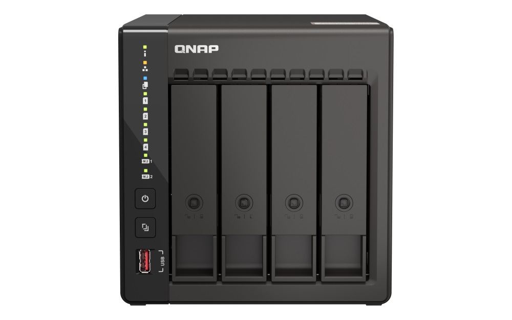 QNAP NVR QVP-41C (4core 2,6GHz, 8GB RAM, 4xSATA, 2x2,5GbE, 2xM.2 slot,