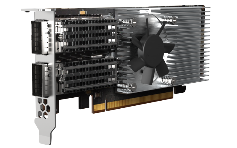 QNAP QXG-100G2SF-E810 - 100GbE (2porty) PCIe karta; nízký profil; PCIe