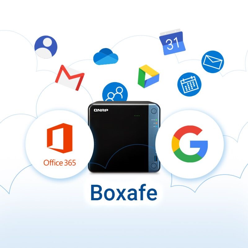 QNAP LS-BOXAFE-M365-1USER-1Y - Boxafe for Microsoft 365, 1 User, 1 Ye