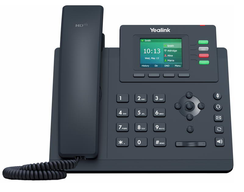 Yealink SIP-T33G SIP telefon, PoE, 2,4" 320x240 barevný LCD, 4 x SIP ú