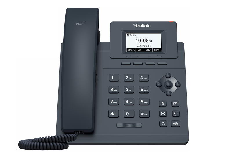 Yealink SIP-T30P SIP telefon, PoE, 2,3" 132x64 nepodsv. LCD, 1 x SIP ú