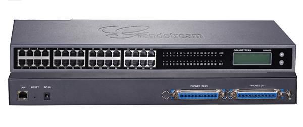 Grandstream GXW4232, VoIP, SIP, 32x FXS, 1x Gbit LAN, grafický displej