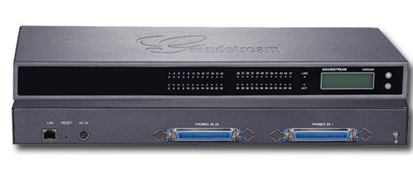 Grandstream GXW4248, VoIP, SIP, 2 50-pin Telco connectors, 1x Gbit LAN