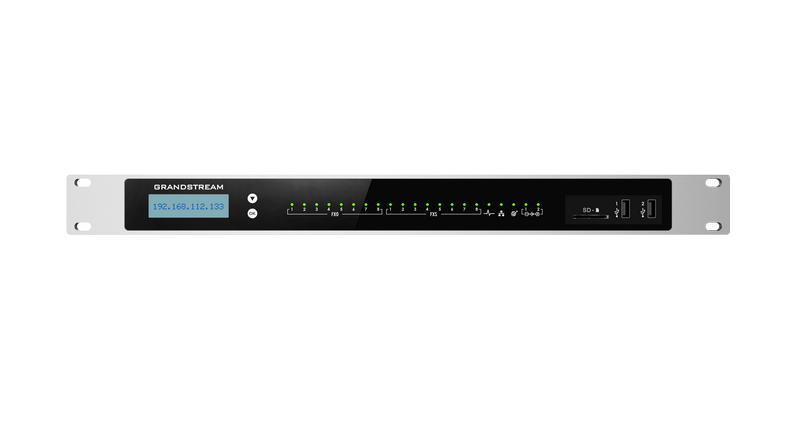 Grandstream UCM6308 VoIP PBX, 3000 uživ., 450 sou. hov., videokonf. 60