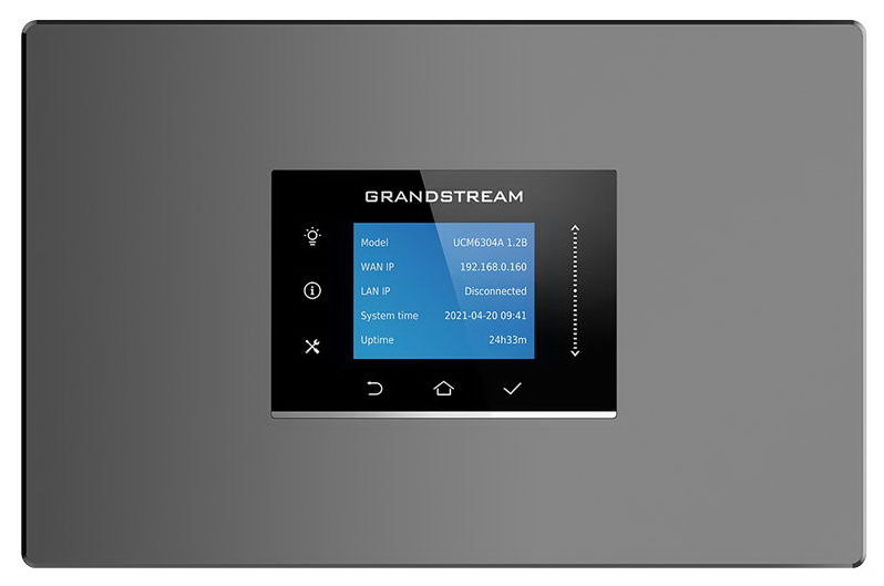 Grandstream UCM6304 Audio VoIP PBX, 1000 uživ., 150 soub. hov., audiok