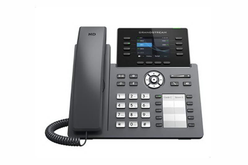 Grandstream GRP2634 SIP telefon, 2.8" TFT bar. displej, 4 SIP účty, 10