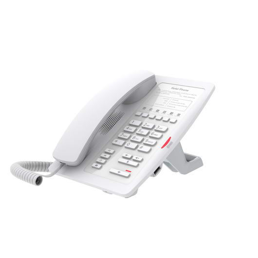 Fanvil H3 hotelový SIP bílý telefon, 2SIP, bez displ., progr. tl., USB