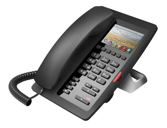 Fanvil H5 hotelový SIP telefon, 2SIP, 3,5" bar. displ., 6 progr. tl.,