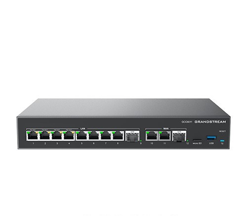 Grandstream GCC6011 all-in-one riešenie (VPN router, NGFW, PoE switch