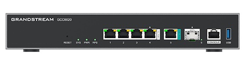 Grandstream GCC6020 all-in-one (6,5 Gbps VPN router, NGFW, switch 10G