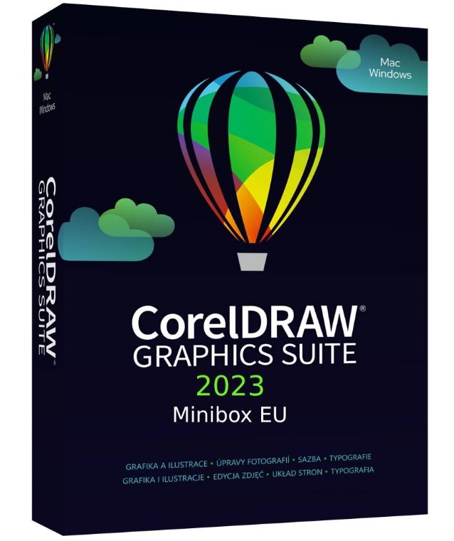 CorelDRAW Graphics Suite 2023 Minibox EU - promo