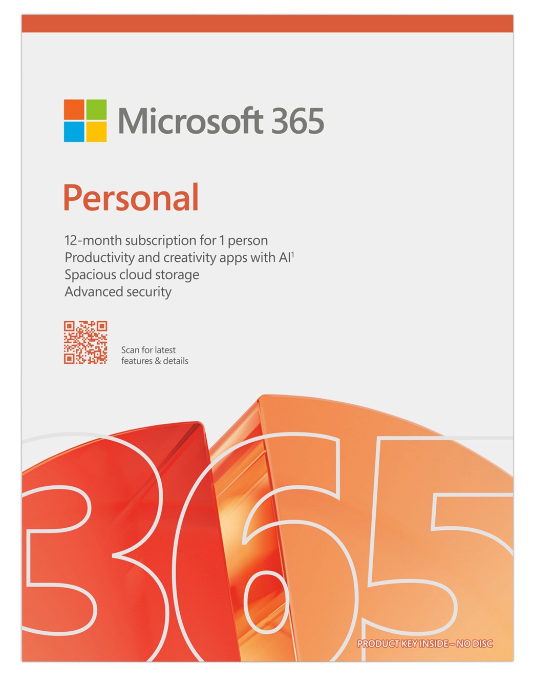 Microsoft 365 Personal FY25H2 Mac/Win, 1 rok, Eng