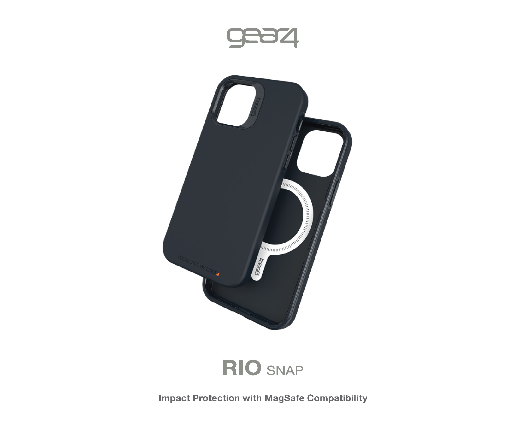 GEAR4 D3O Rio Snap kryt iPhone 12 mini černý
