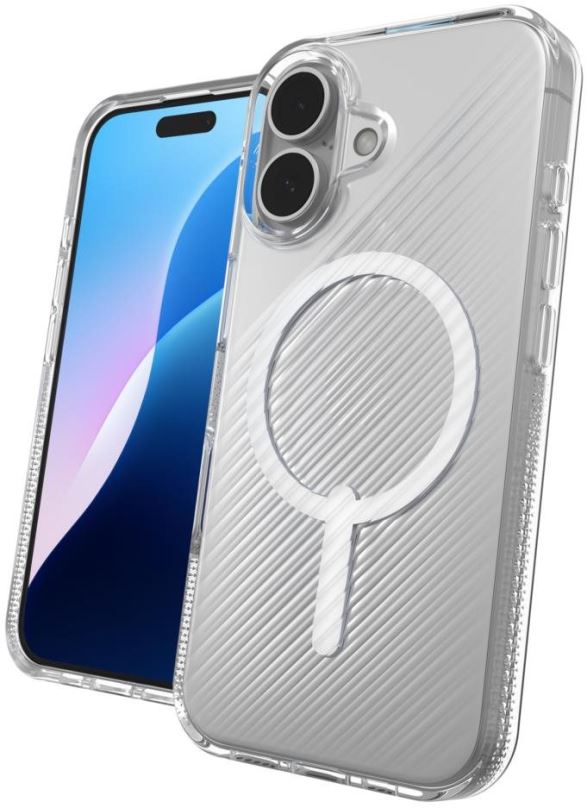 ZAGG kryt Luxe Snap Apple iPhone 16 Plus Priehľadný