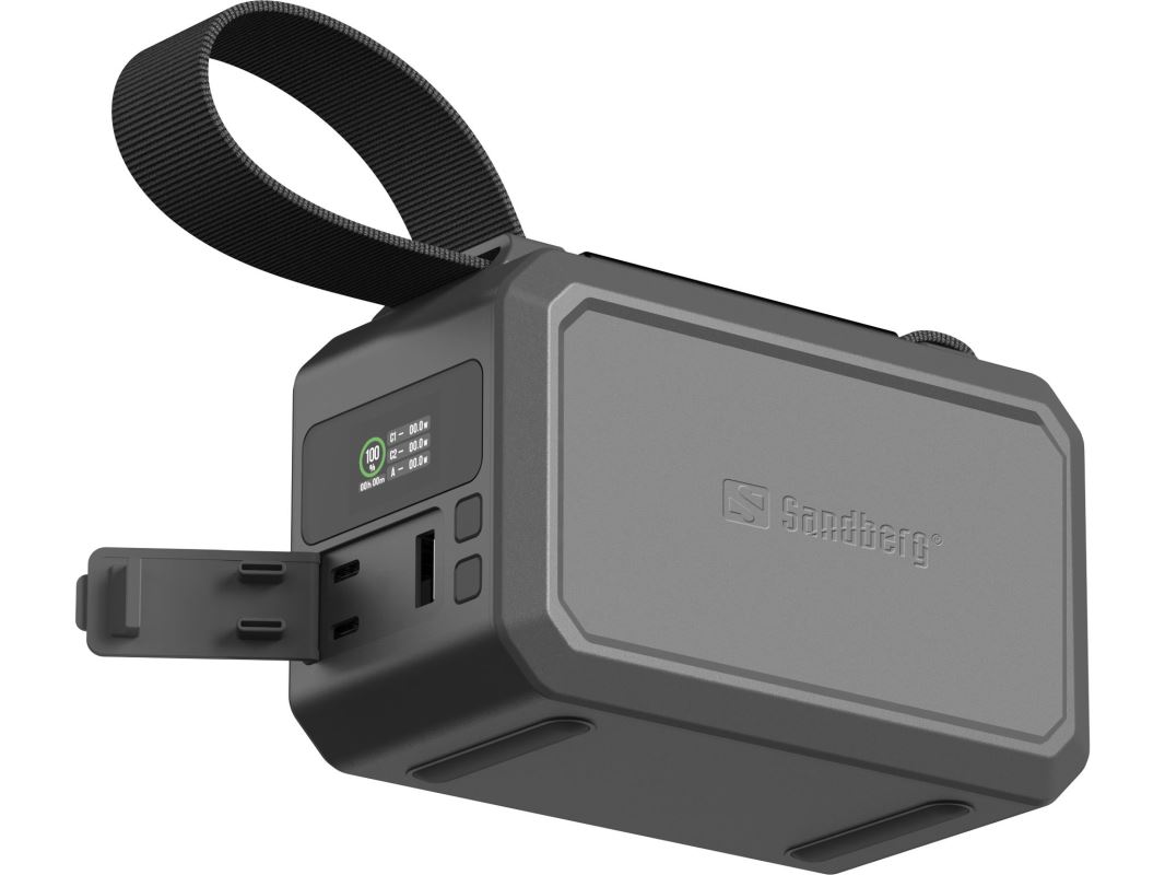 Sandberg Survivor Powerbank 40000 mAh PD100W, outdoorová powerbanka, č