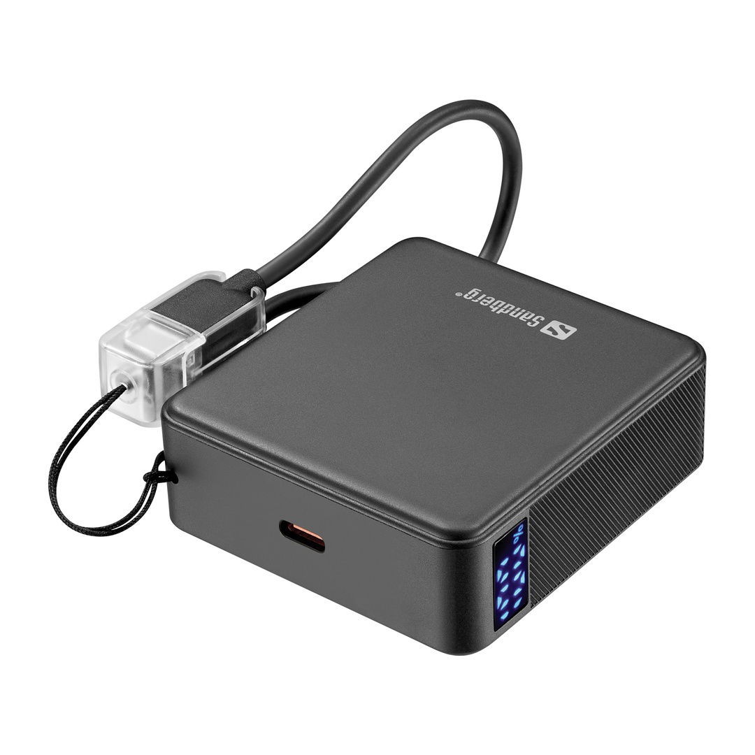 Sandberg Nano Powerbank 10000 mAh PD20W, kompaktná powerbanka s USB-C