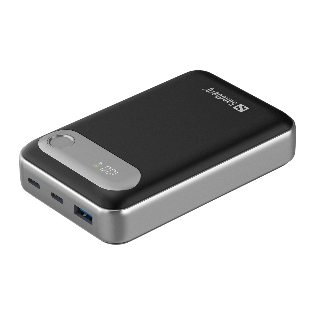 Sandberg Travel Powerbank 20000 mAh PD35W, kompaktná powerbanka s USB-