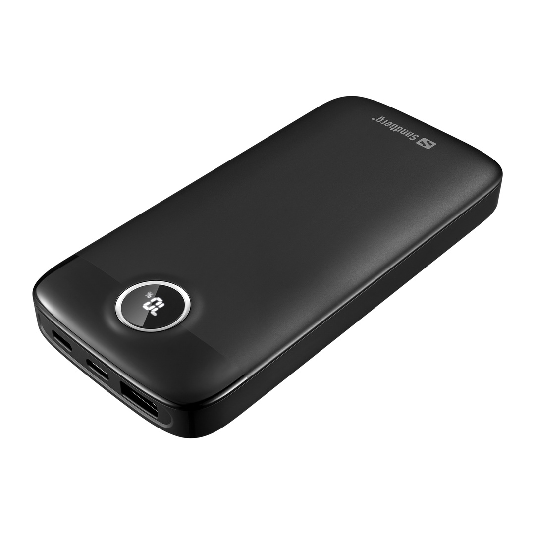 Sandberg SemiSolidState Powerbank 10000 mAh PD20W, kompaktná powerbank