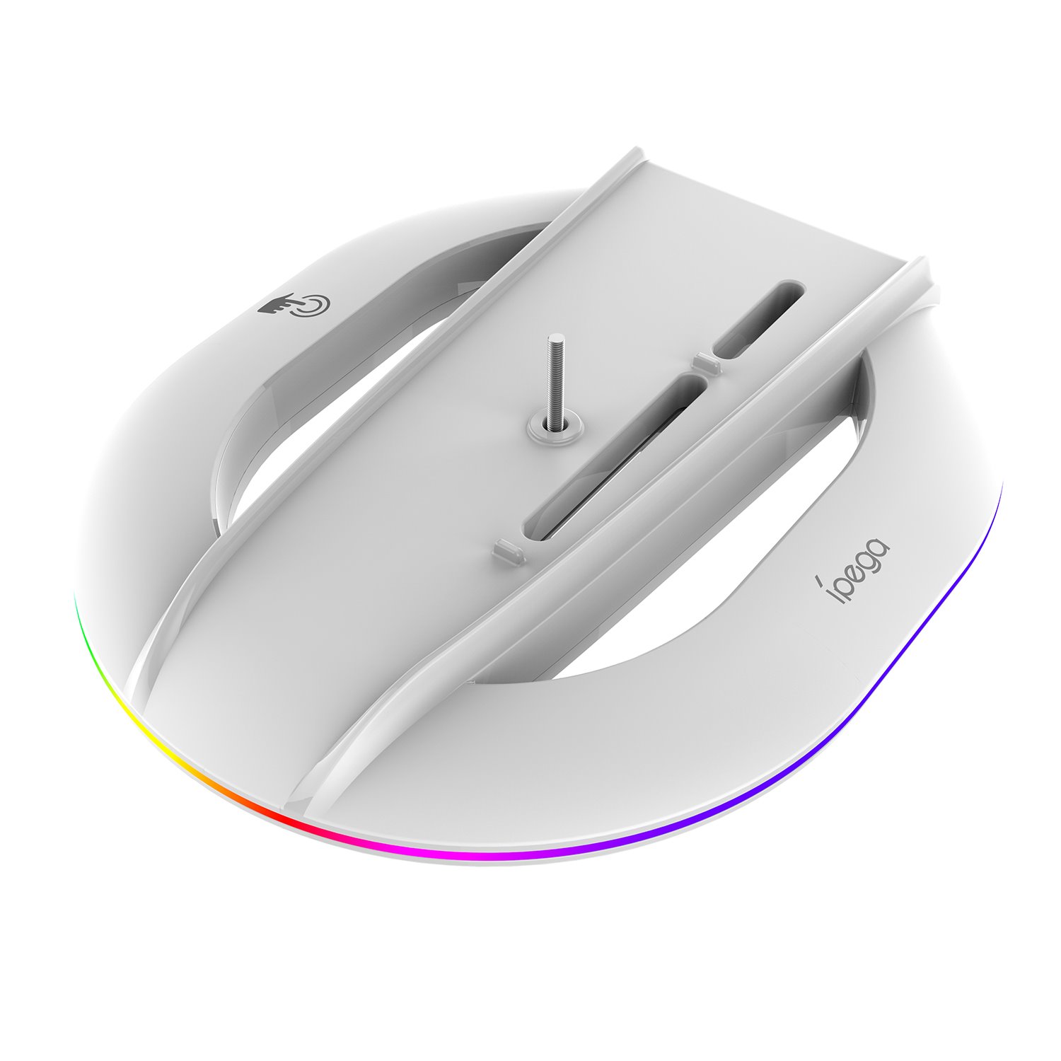 iPega P5S035SA Vertikálny Stojan (2xUSB-A) s RGB pre PS5 Slim/PS5 Pro