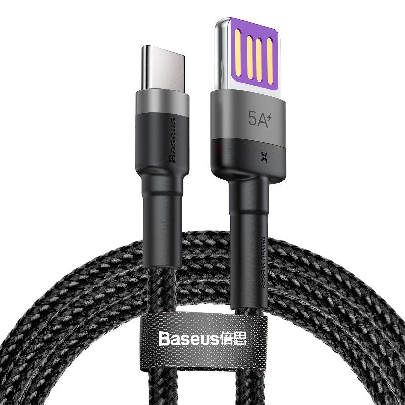 Baseus CATKLF-PG1 Cafule Quick Charging Datový Kabel USB Double Sided