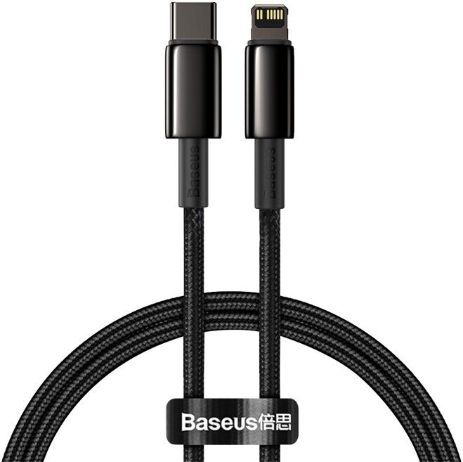 Baseus CATLWJ-01 Tungsten Gold Fast Charge Kabel USB-C to Lightning 20