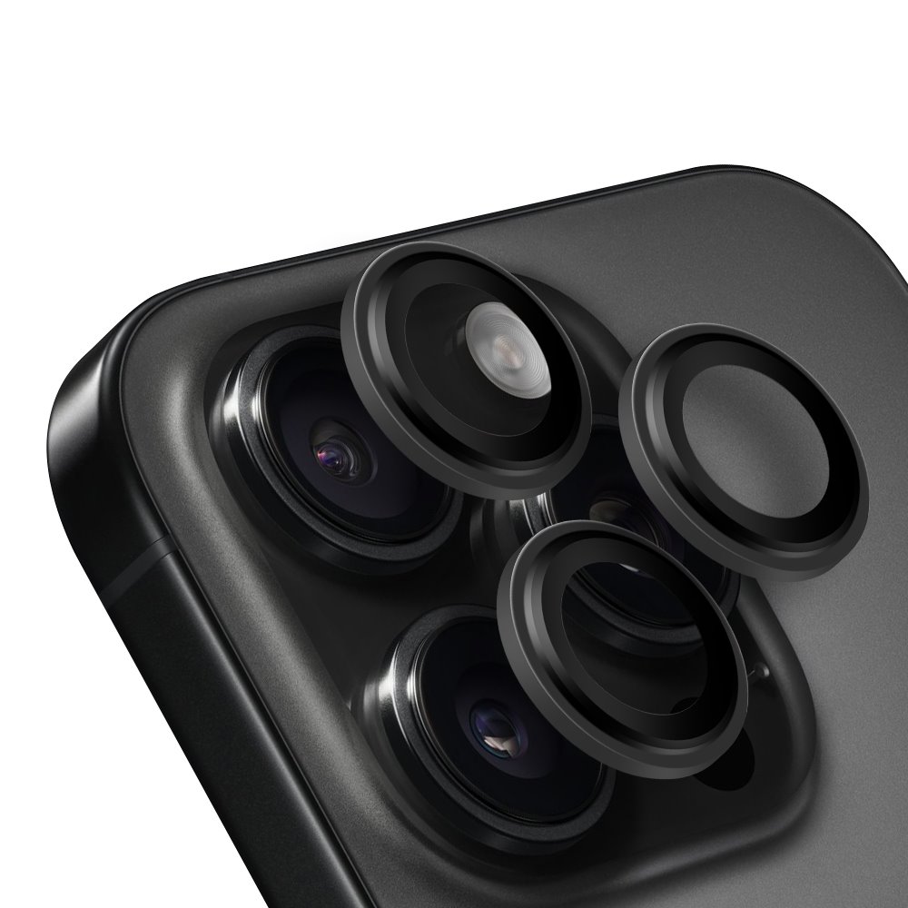 OBAL:ME Ochrana Šošoviek pre Apple iPhone 15 Pro/15 Pro Max Black Tita