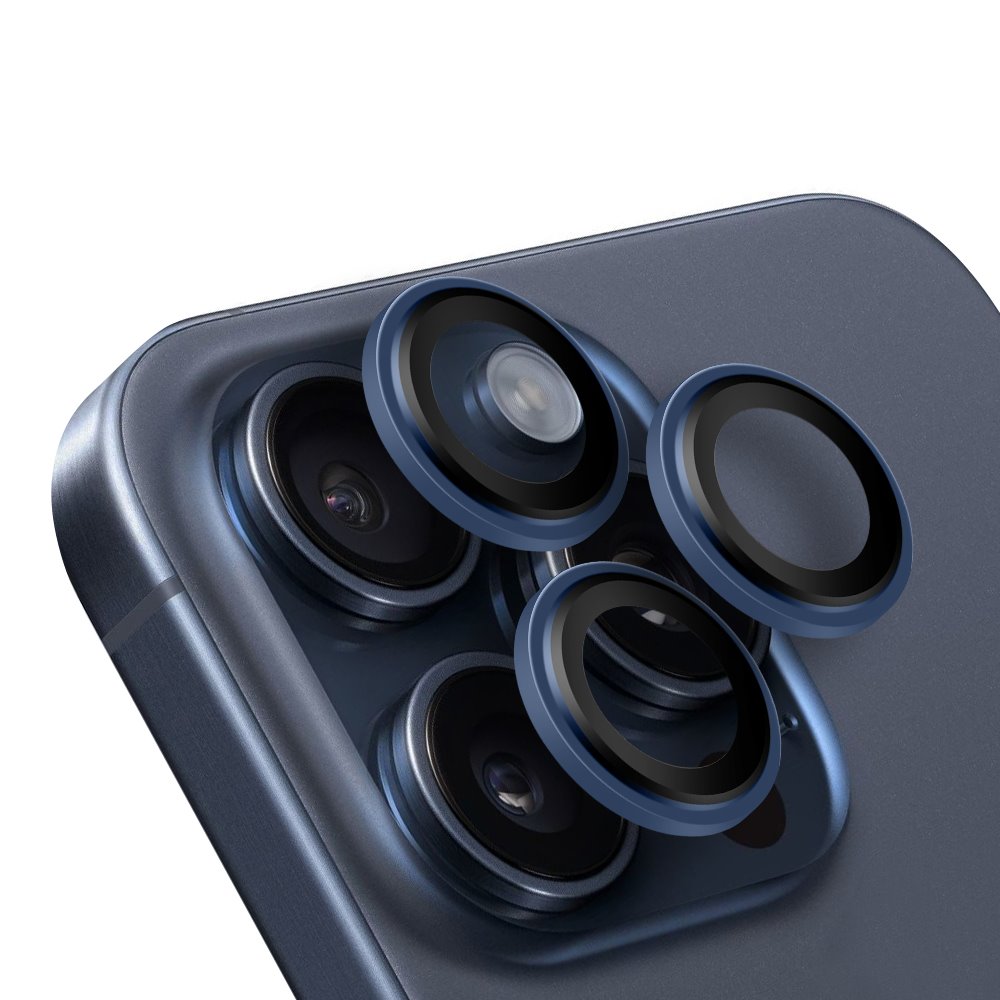 OBAL:ME Ochrana Šošoviek pre Apple iPhone 15 Pro/15 Pro Max Blue Titan
