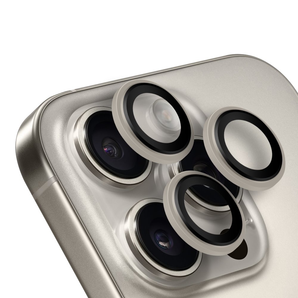 OBAL:ME Ochrana Šošoviek pre Apple iPhone 15 Pro/15 Pro Max Natural Ti