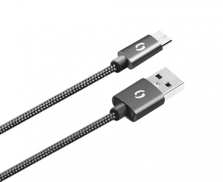 ALIGATOR PREMIUM Datový kabel 2A, Micro USB černý