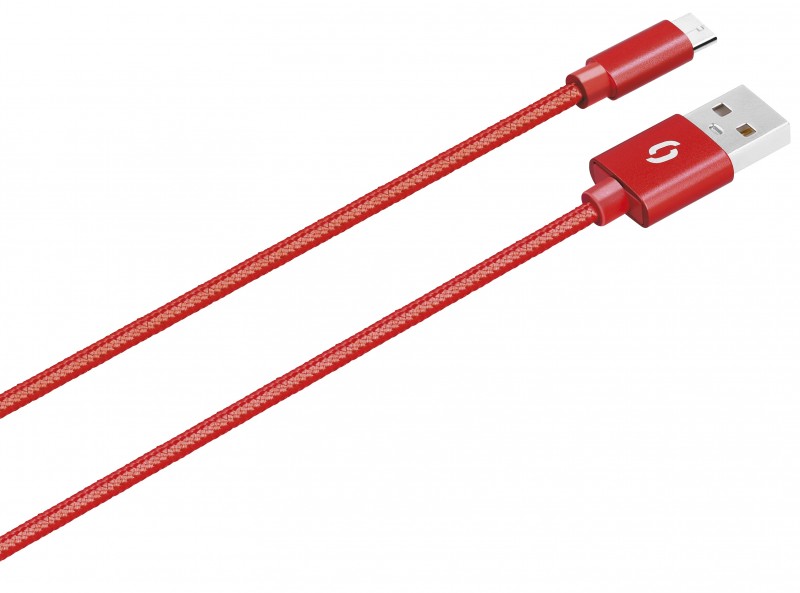 ALIGATOR PREMIUM 2A kabel, Micro USB 50cm, červený